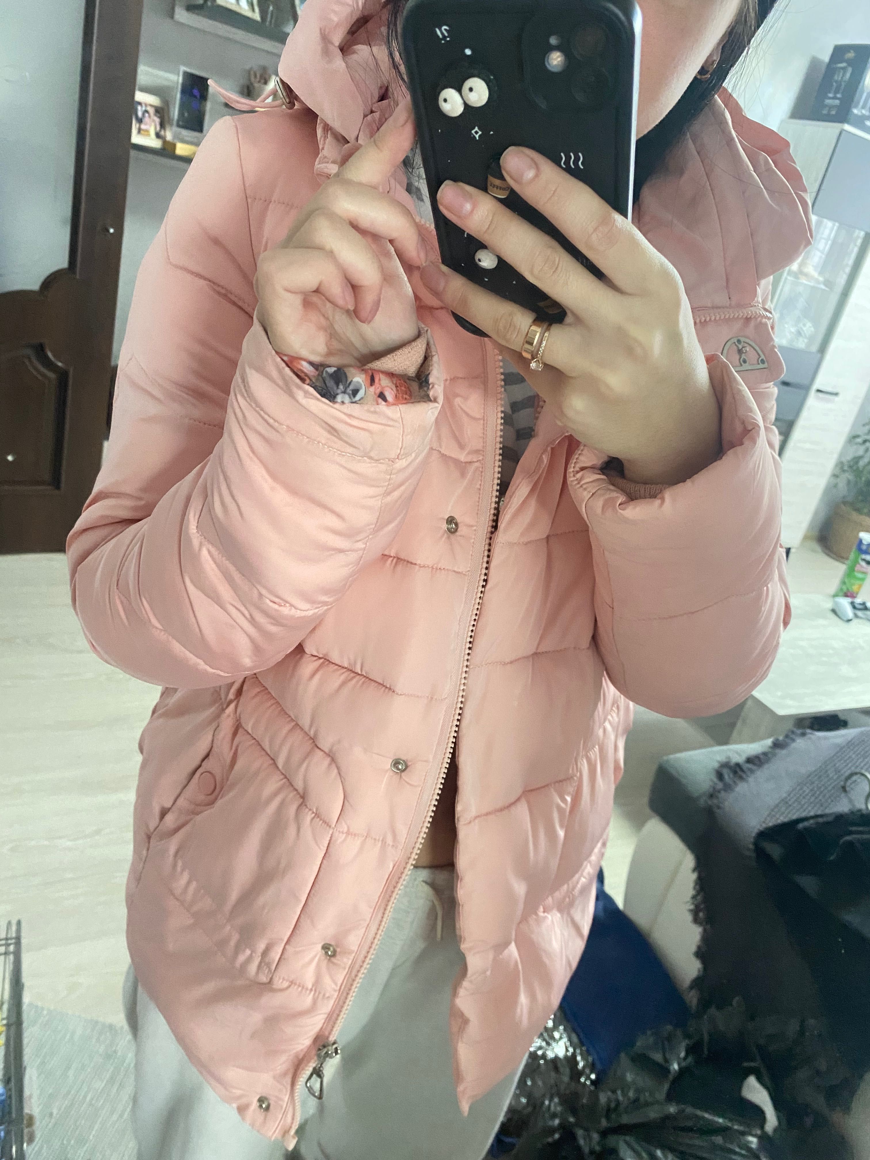 Куртка розовая для девочки