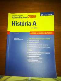 Livro de preparação para o Exame Nacional 2009 História A 12ºAno