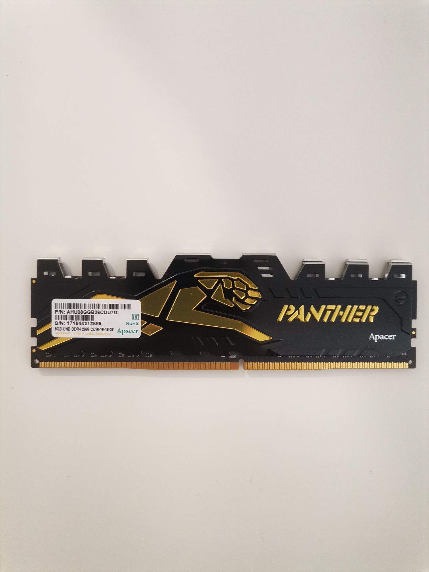 Memória RAM Apacer Panther 8Gb 2666 Mhz