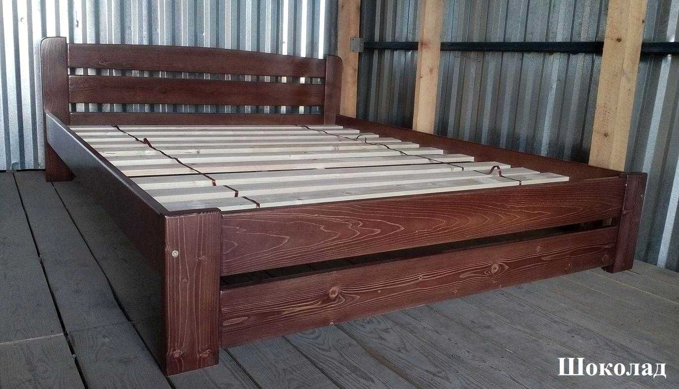 Ліжко Далас соснове двоспальне.Массив дерева.Кровать массив дерева