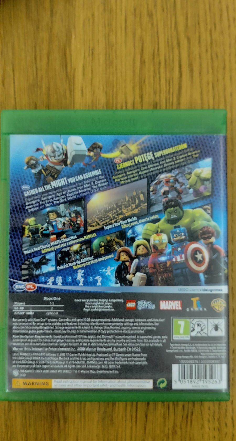 Gra Lego Avengers na Xboxone