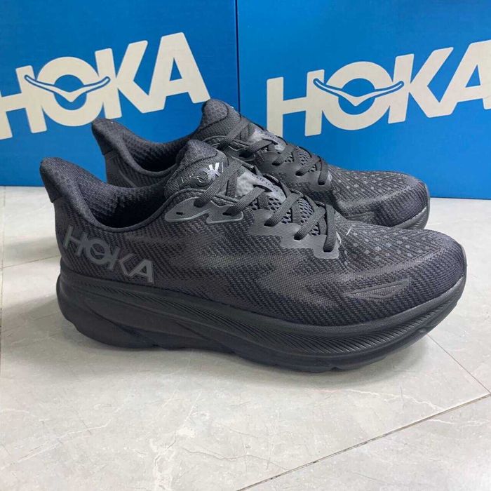 buty Espadryle HokaOneOneClifton9TripleBlack Espadryle R.39