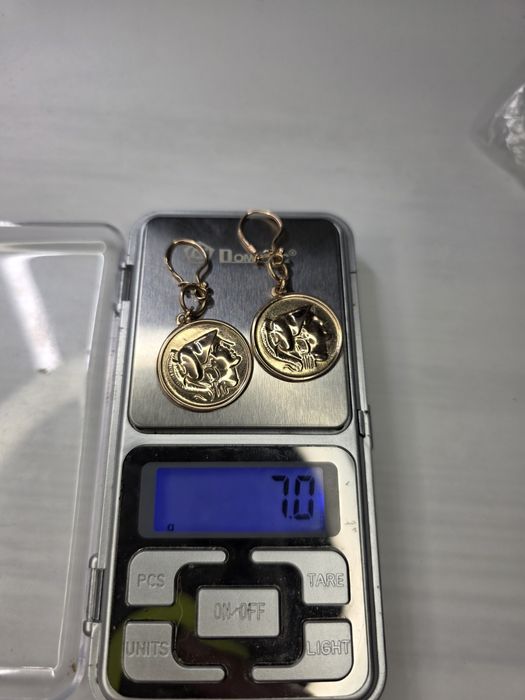 Золотые серьги Ссср