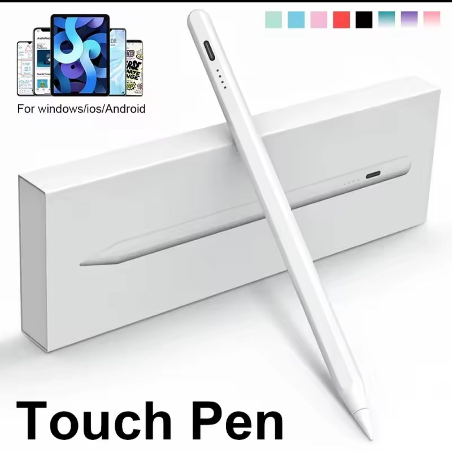 Rysik do ekranu dotykowego – idealny dla Apple iPad! Biały