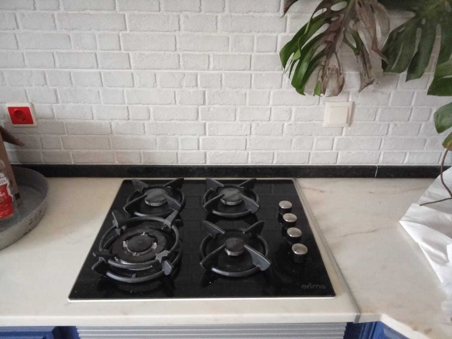 Placa fogão 4 bocas gás natural ou botano e propano