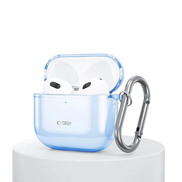 Etui Tech-Protect FlexAir na AirPods 4 - niebieskie