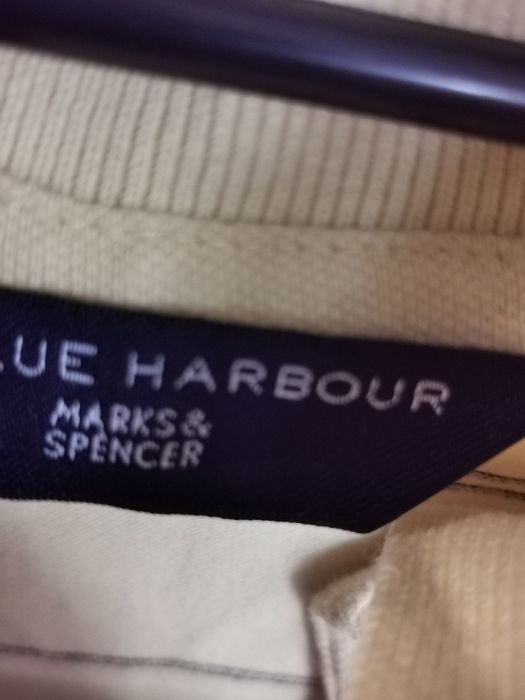 Żółte polo męskie Marks Spencer