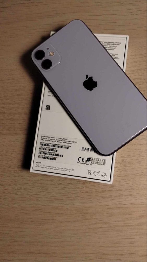 iPhone 11 128 GB liliowy