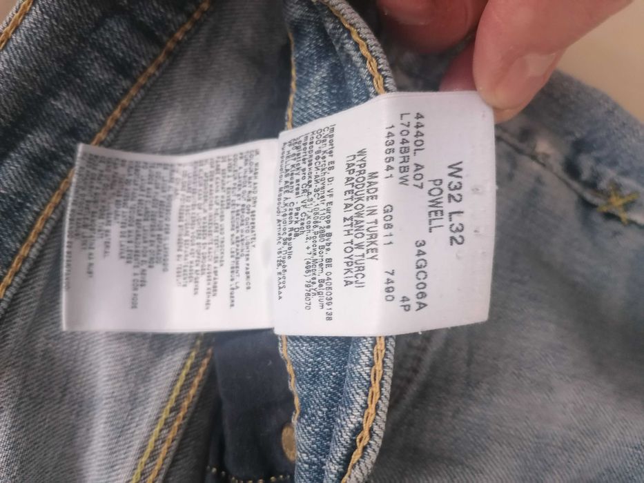 Spodnie męskie jeansowe Lee