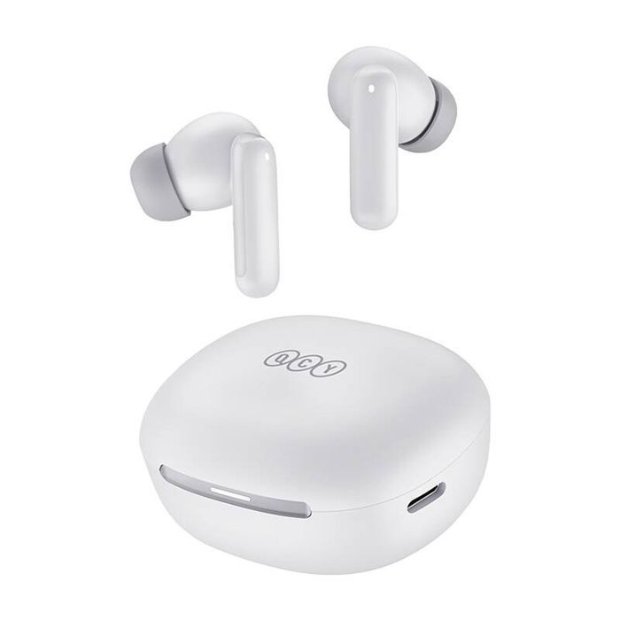 Słuchawki Tws Qcy Melobuds Ht16 Anc 45Db Redukcja Szumów Białe