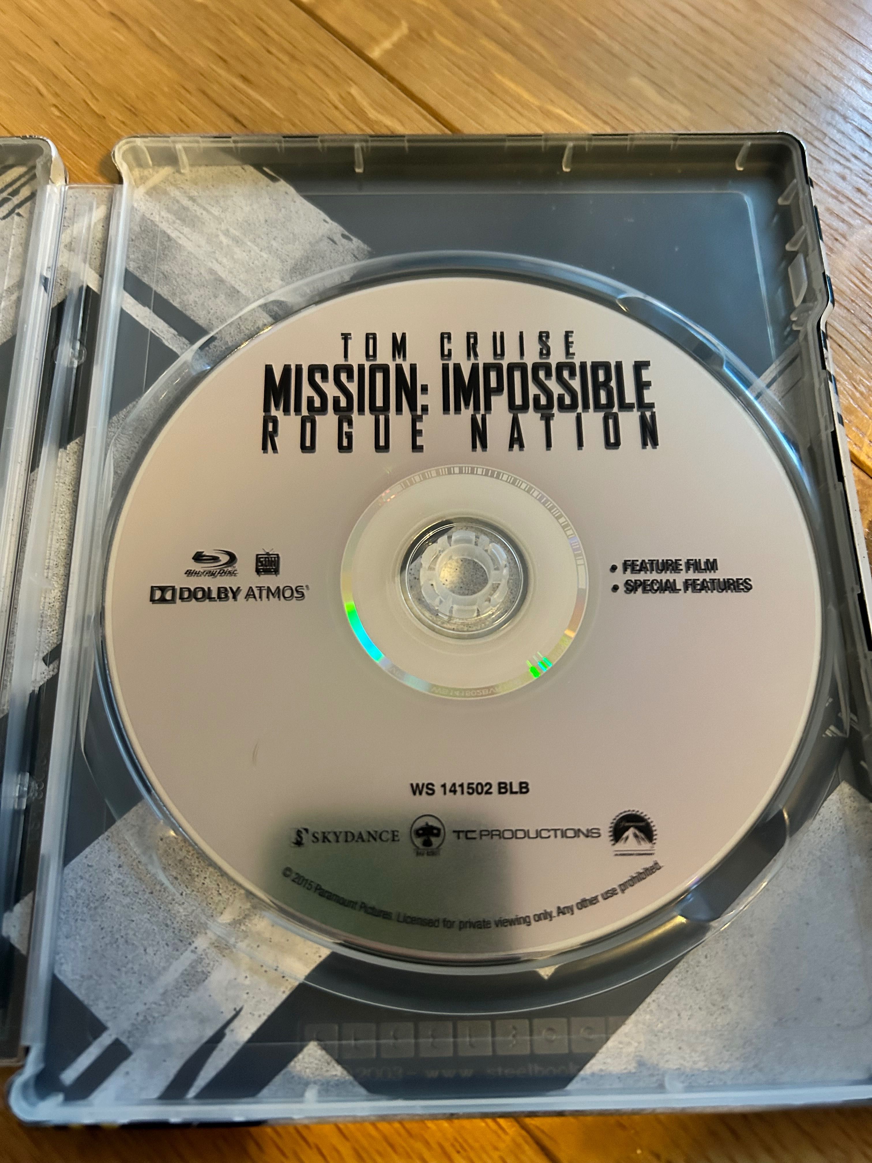 Mission Impossible - Rogue Nation, Blu-ray, Steelbook !