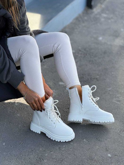 Черевики жіночі чорні (36-41) хутро осінь-зима, ботинки женские мех