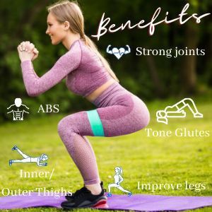 Нова тканинна резинка для фітнесу QX Max Koopman 36х7,8 см