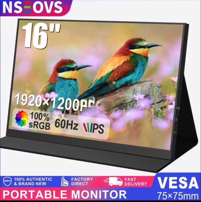 NSEOVS 16" Портативний Монітор 60Гц