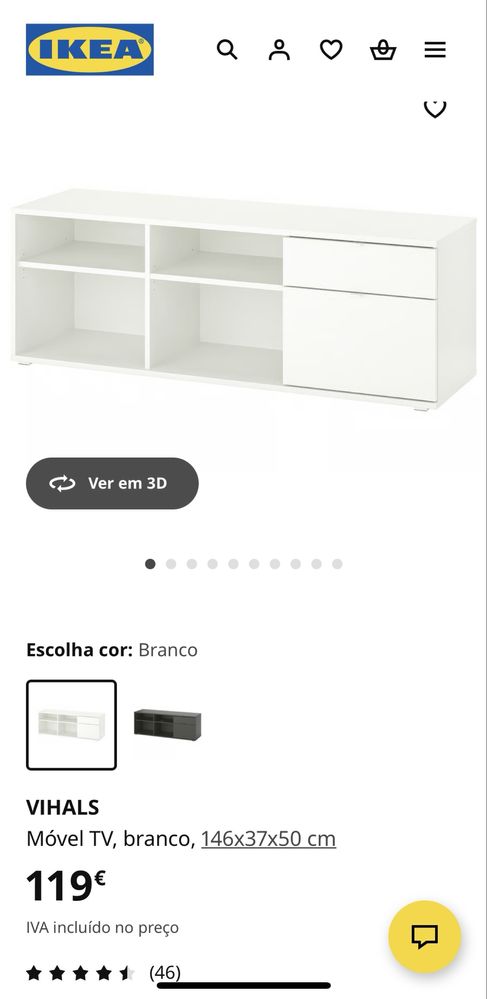 Móvel de TV Ikea Vihals