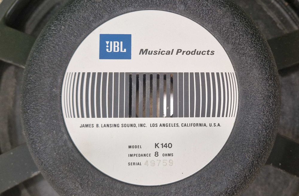 Głośnik JBL K140 15" - 38 cm  ALNICO  - Rarytas, rzadkość !