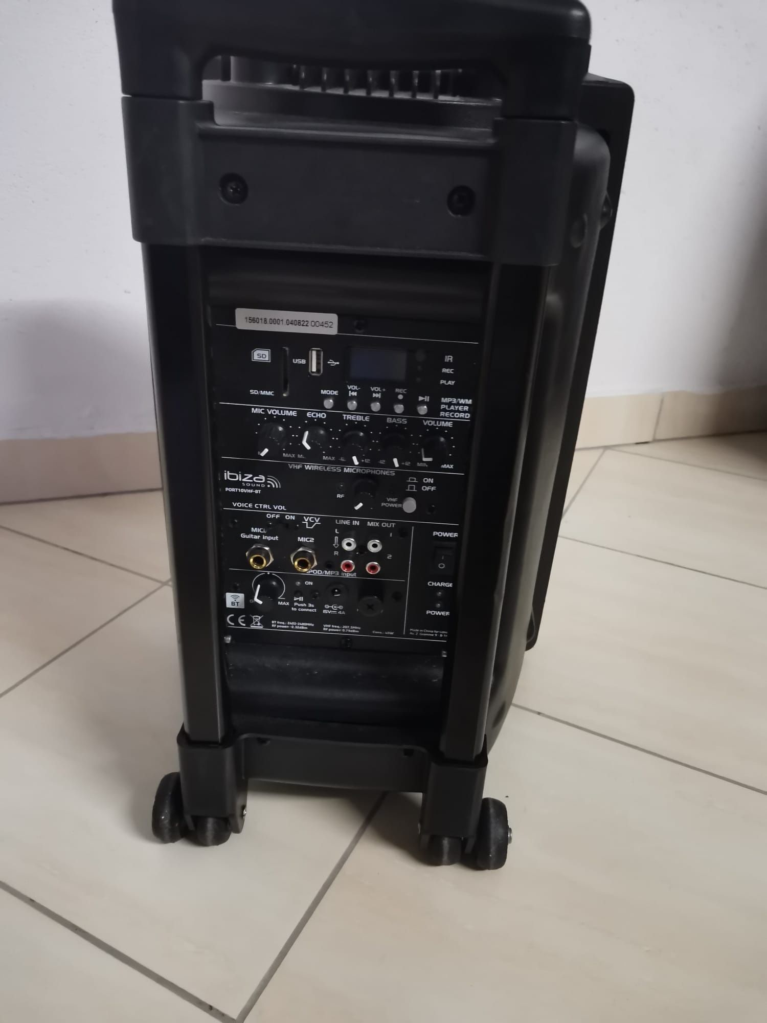 Aktywna kolumna Ibiza 450 watt port10 vhf bluetooth jak nowa okazja