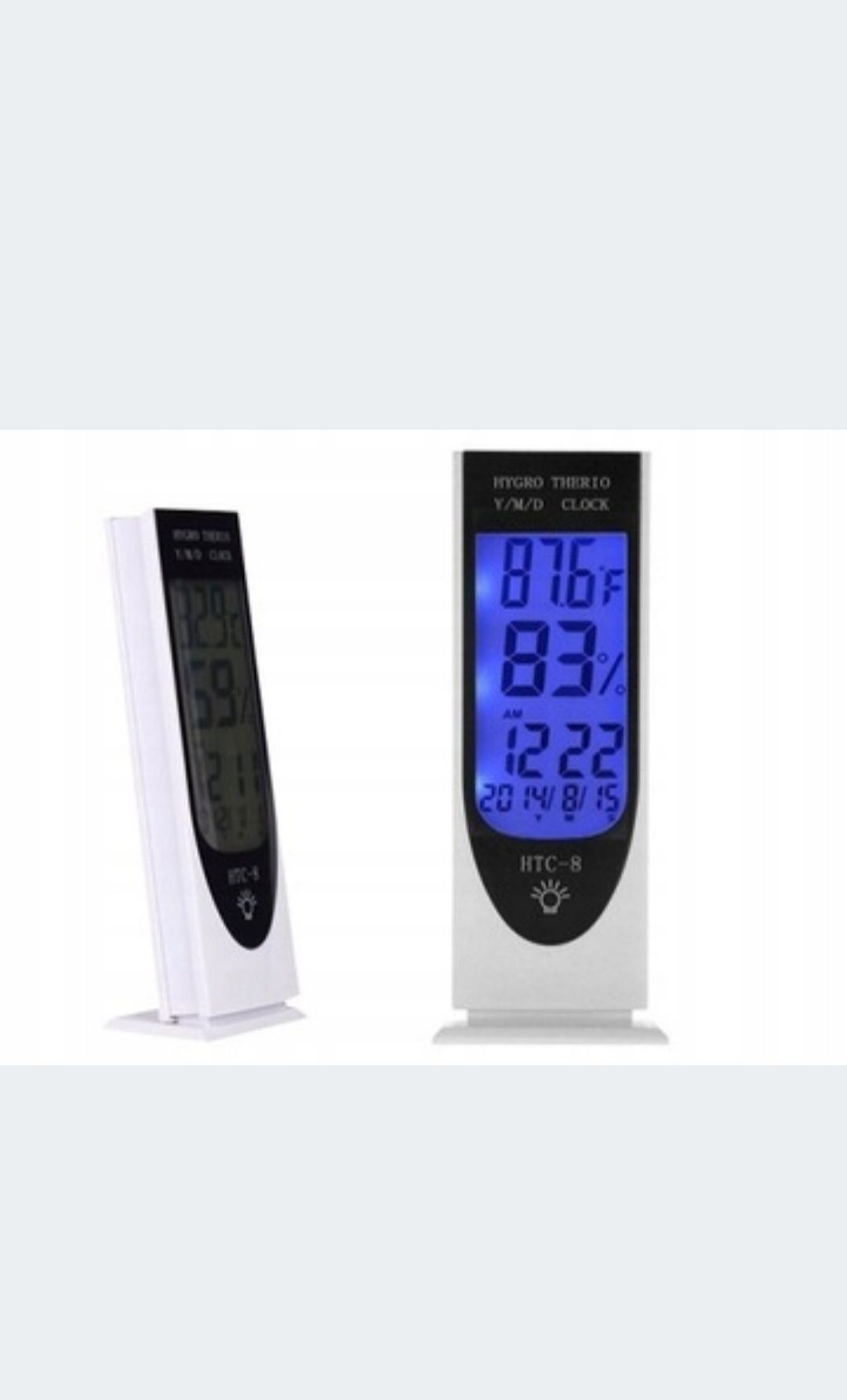 Stacja pogody zegar temperatura termometr