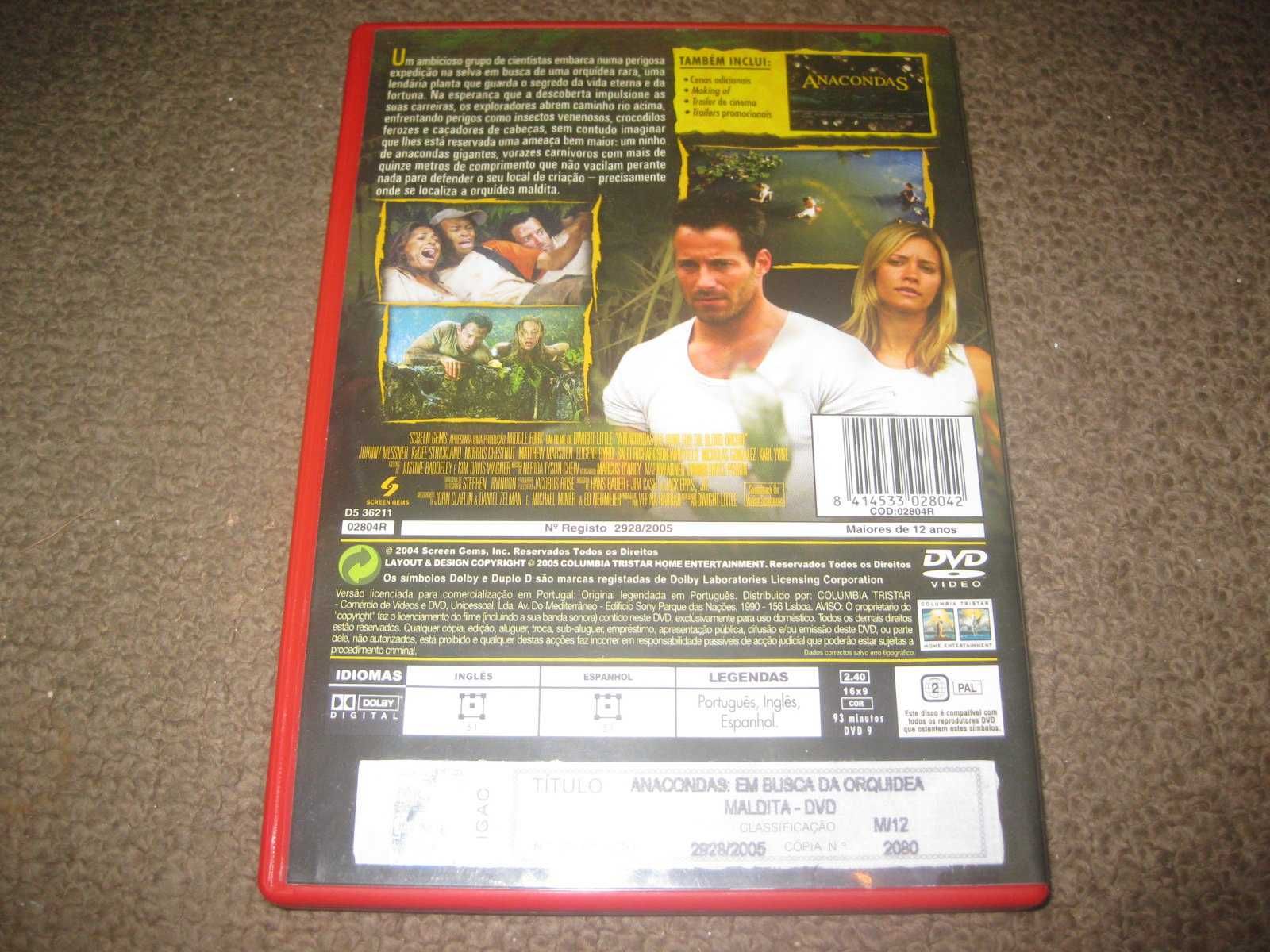 DVD "Anacondas - Em Busca da Orquídea Maldita"