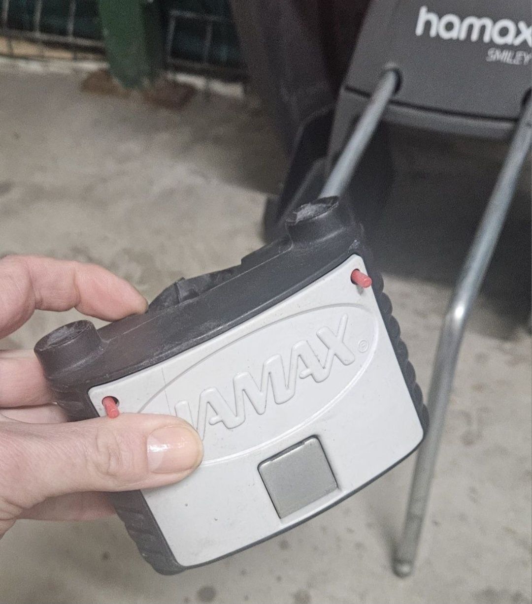 Fotelik rowerowy Hamax smiley z adapterem montazowym