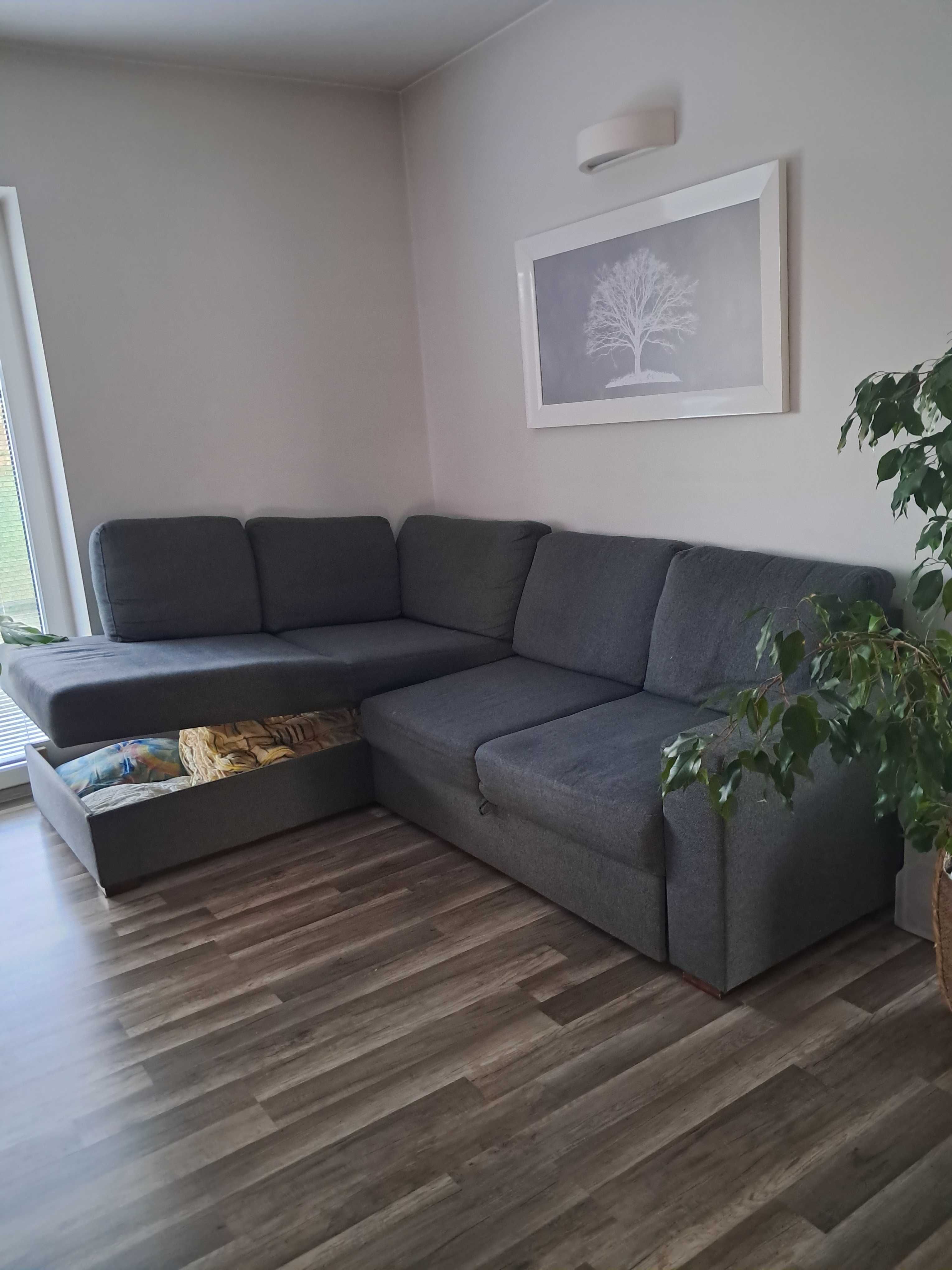 Narożnik z funkcją spania