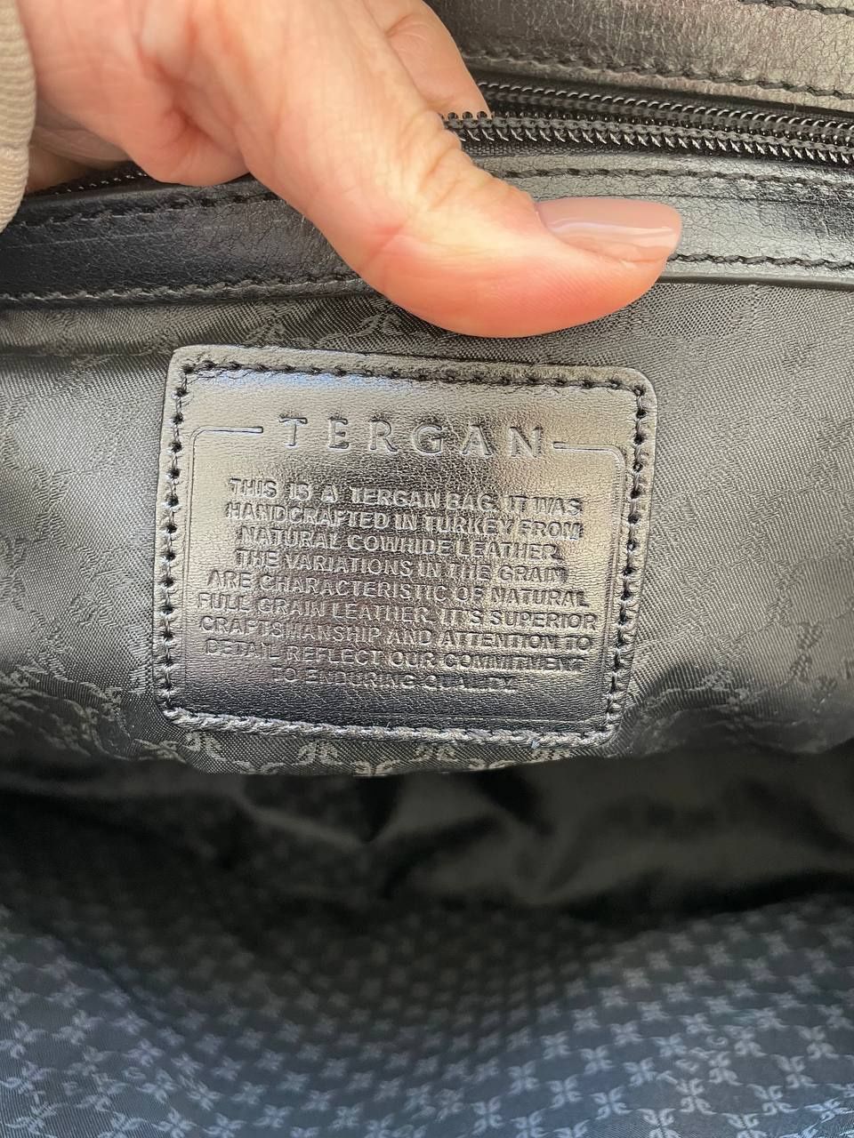 Продам шкіряний саквояж преміум бренду Tergan.