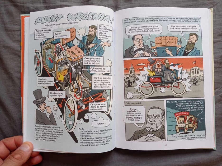 Samochody i ich fascynujące silnik Dan Zettwoch  ALBUM / KOMIKS