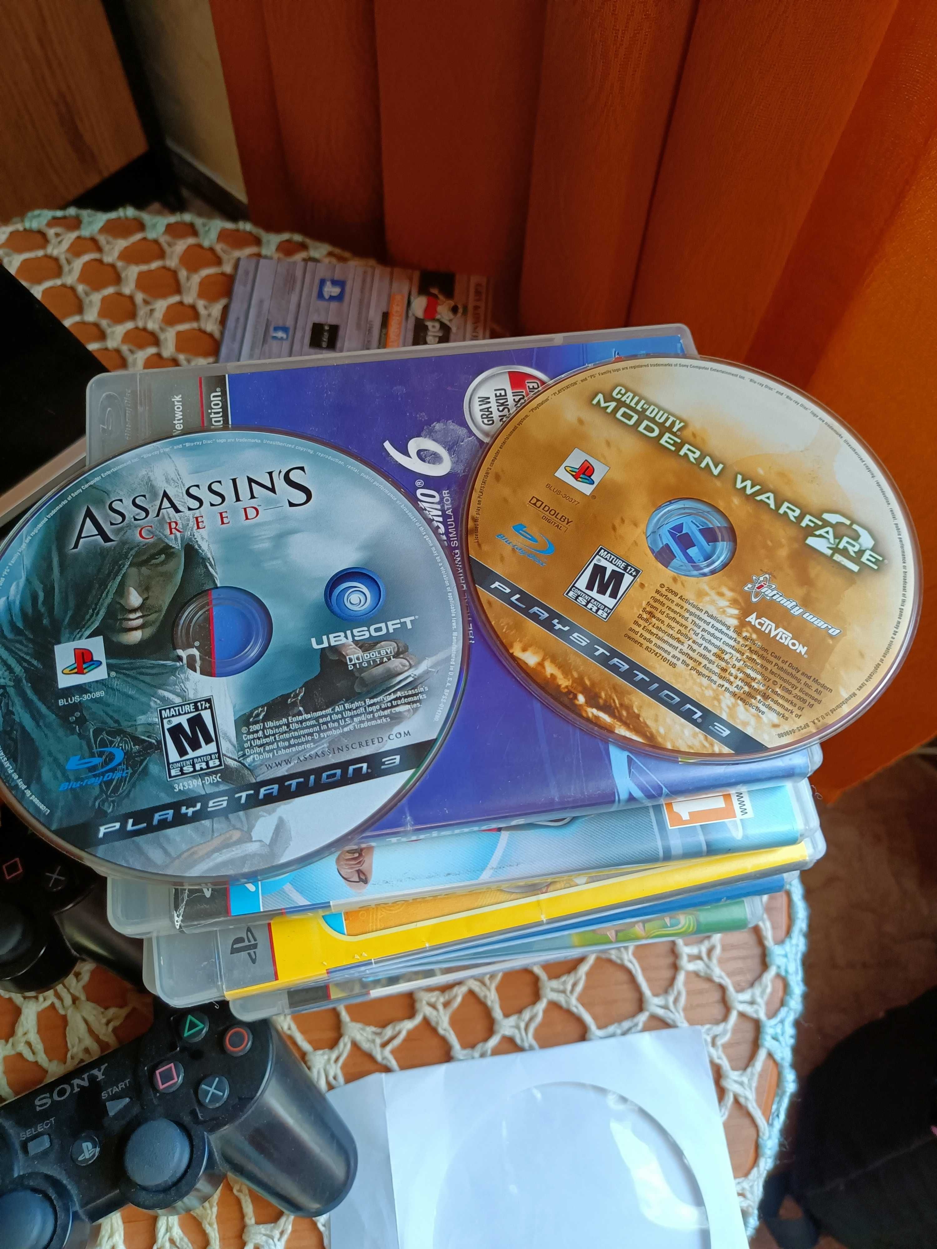 PlayStation 3 +zestaw move+gry