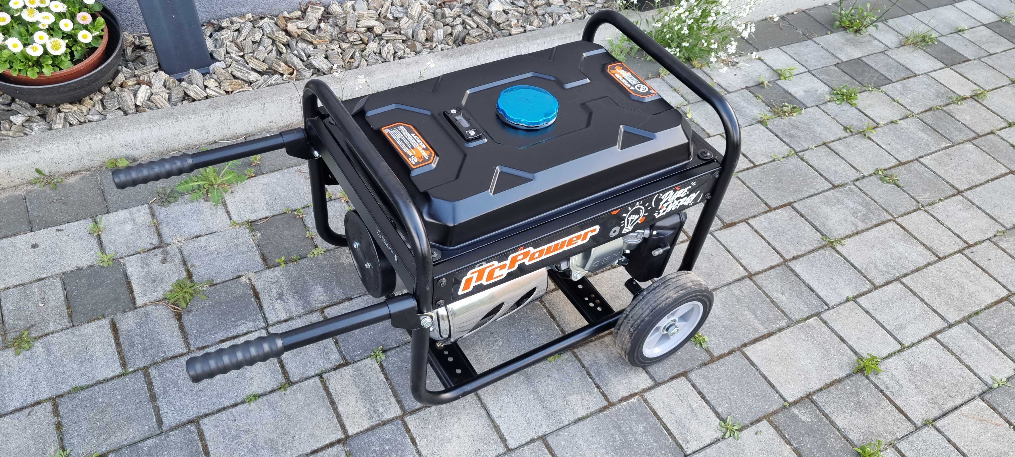 Agregat prądotwórczy 4-suwowy Generator 3000W ITC Power GG3300F kółka*