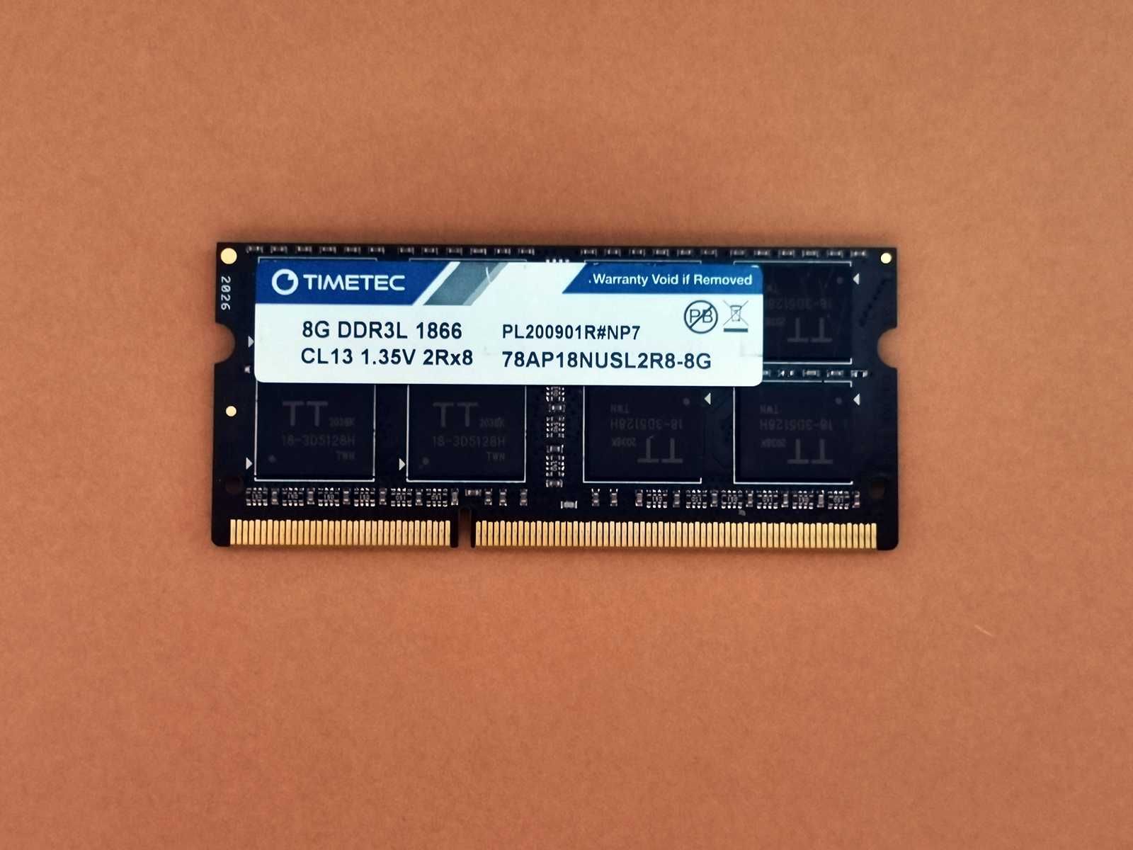 DDR3 8GB TimeTec 14900 L