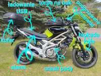 Suzuki Gladius Suzuki Gladius z dodatkowym wyposażeniem