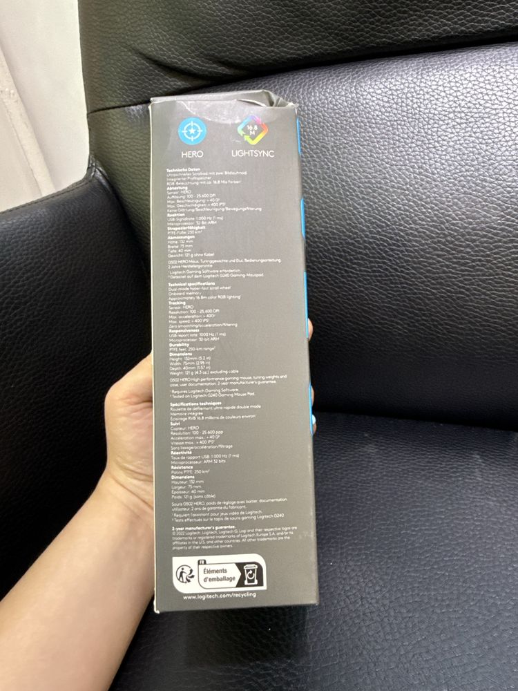 Миша Logitech G502 HERO