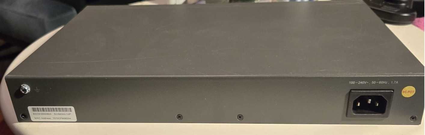 10-portowy przełącznik  L2 Edge Ethernet Switch ECS2000-10P