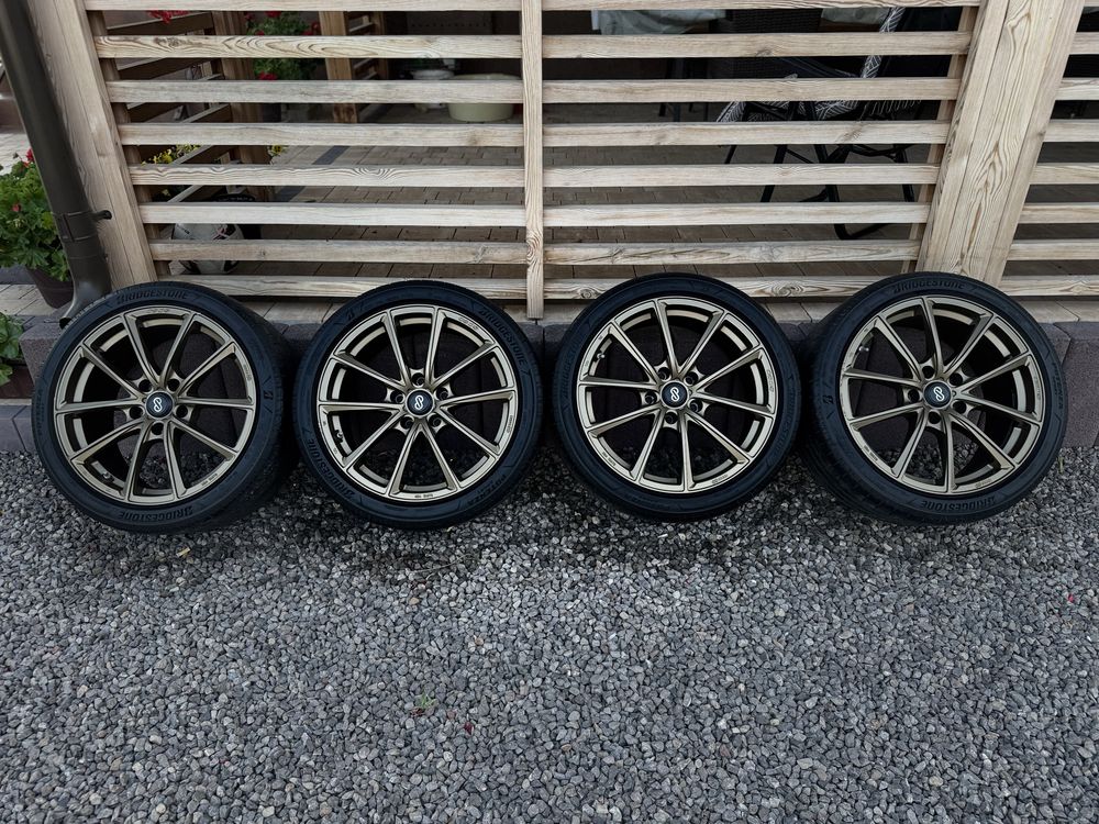 Felgi Koła 18 5x120 *Enkei* BMW Opel + Opony Bridgestone