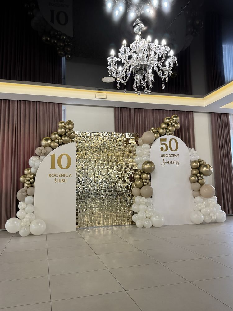 Ścianka balonowa Girlanda balonowa imprezy okolicznościowe