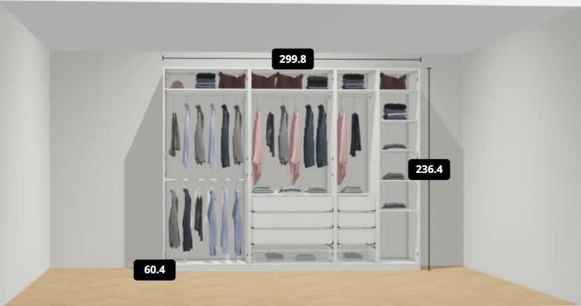 Roupeiro grande IKEA