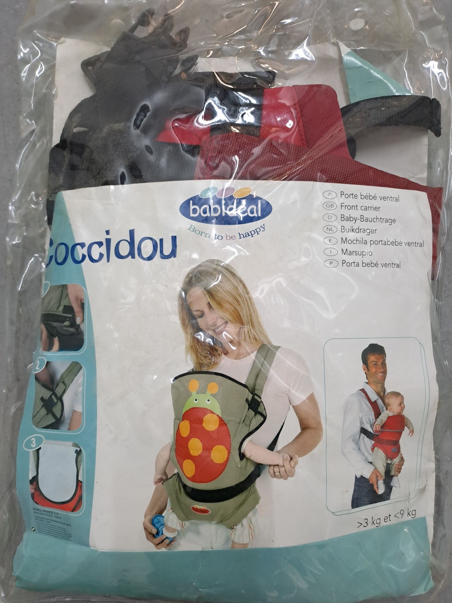 Marsúpio vermelho Babidéal