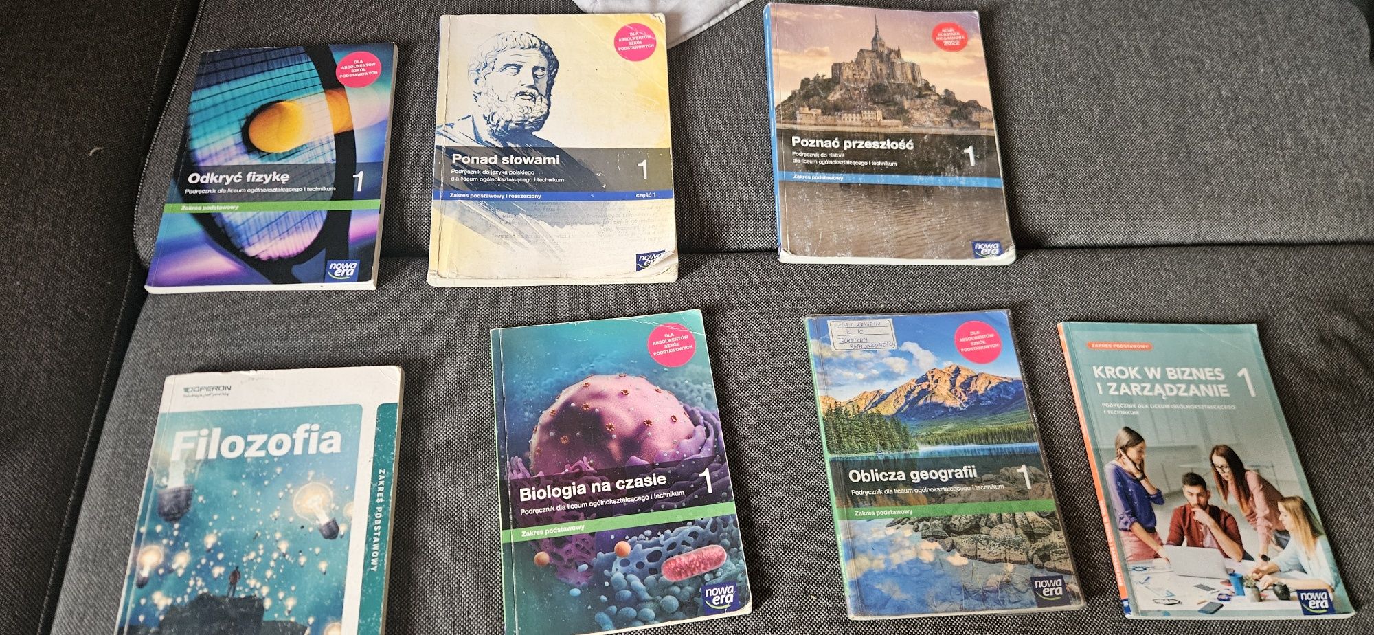 Książki klasa 1 technikum/liceum zakres podst/rozszerzony rachunkowość