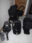 Cybex balios s lux Deep black Fotelik cybex cloud Z2 ,Baza cybex Z2