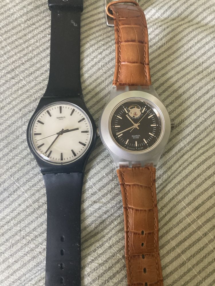 Seis Relogios da Swatch Swiss
