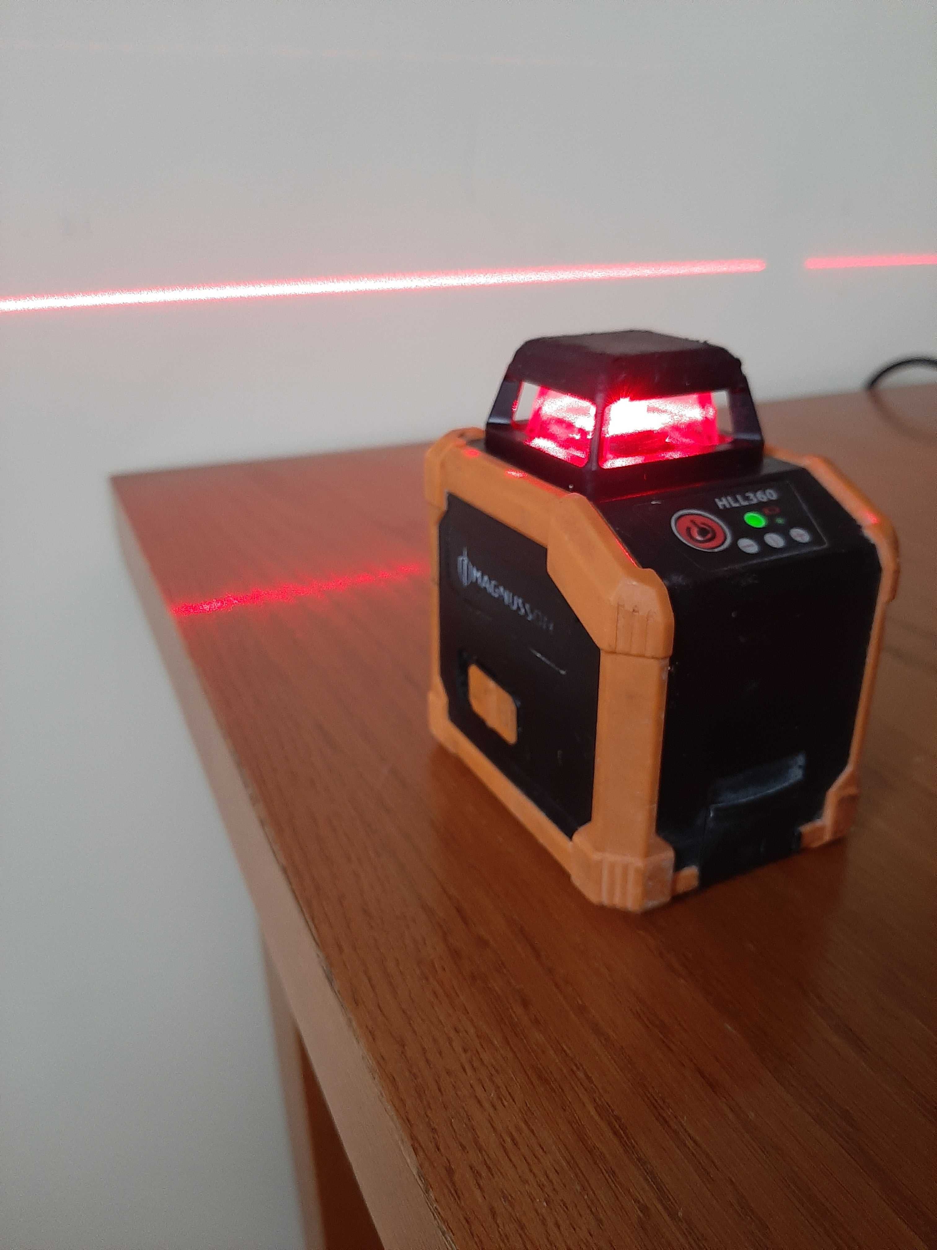 Poziomica laserowa-laser krzyżowy 360 °  Magnusson