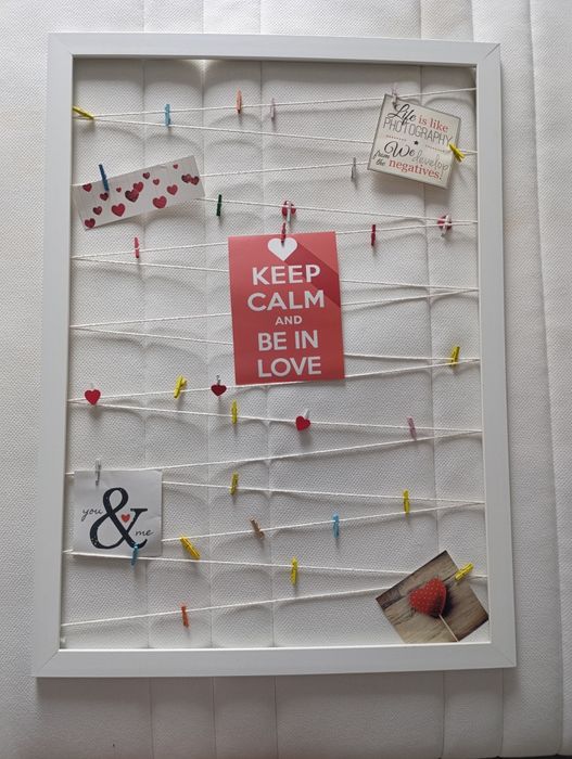 Tablica na zdjęcia biała