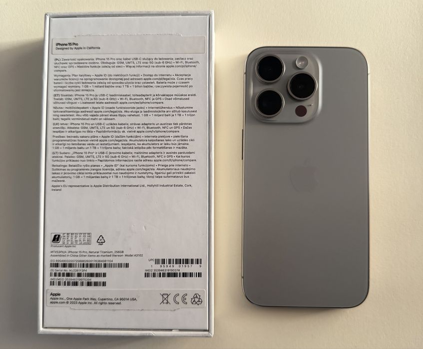iPhone 15 PRO, 256GB Grey