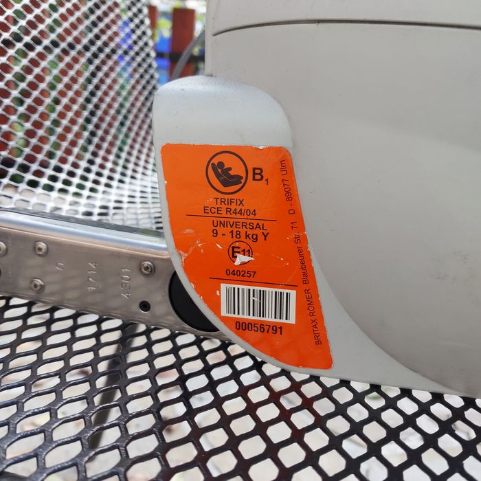 Fotelik Britax Romer iso fix 9-18kg