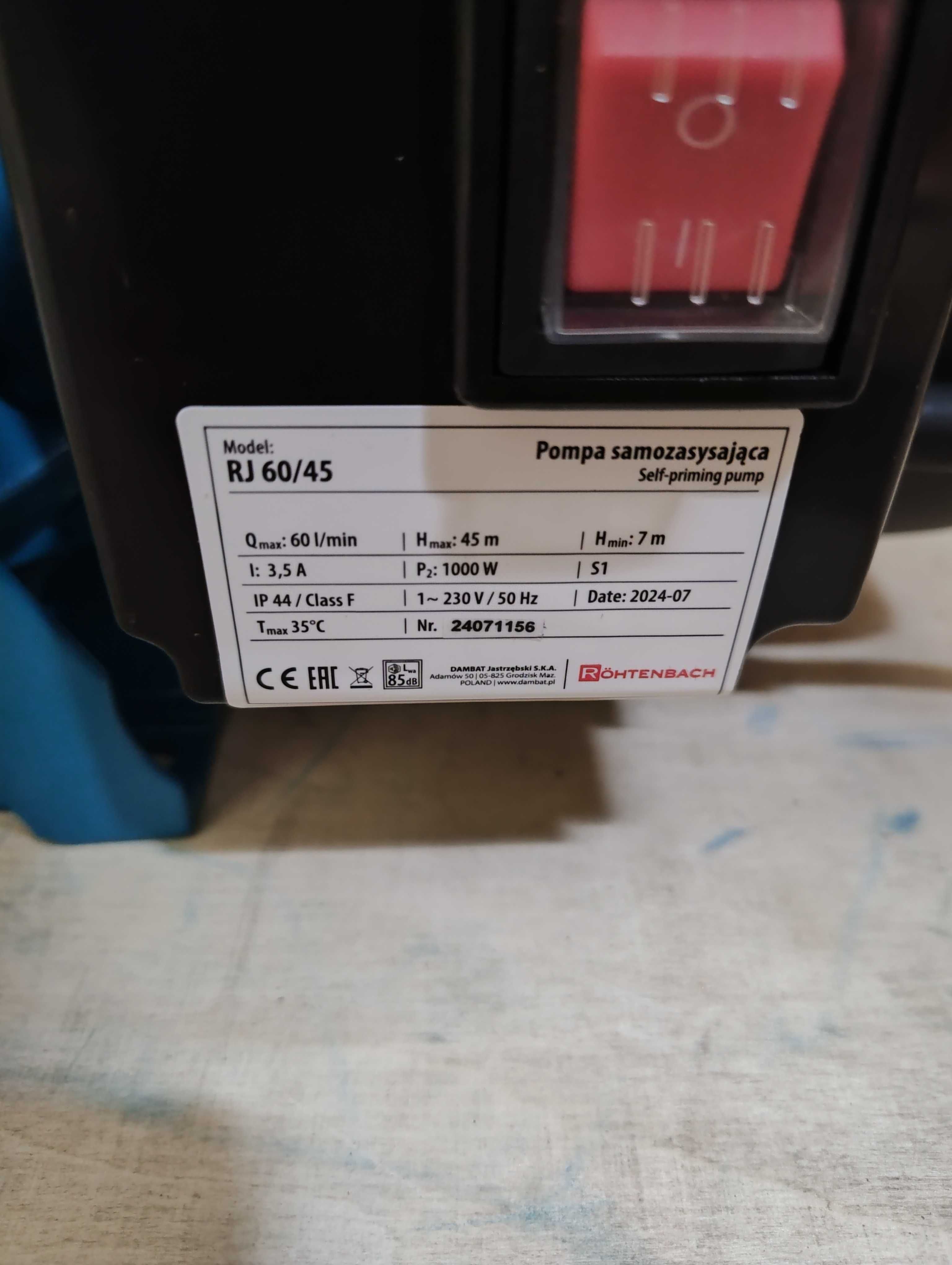 Pompa powierzchniowa RJ 60/45 - OUTLET