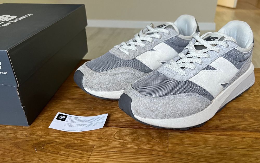 New Balance U370-szare, rozmiar 45 1/2