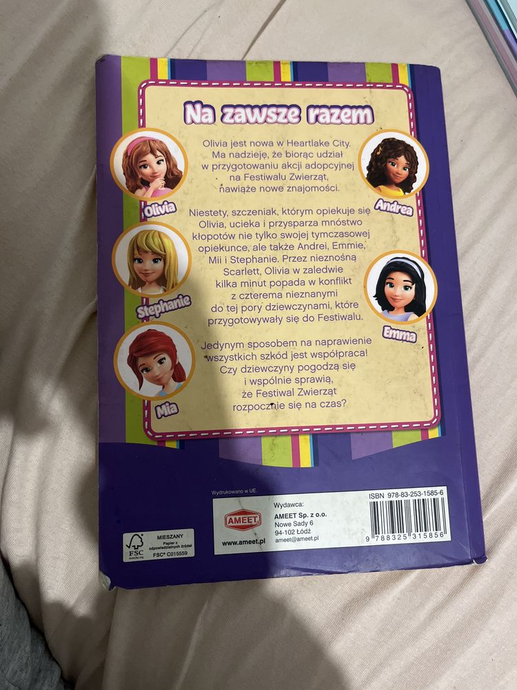 Książka lego friends początek przyjaźni