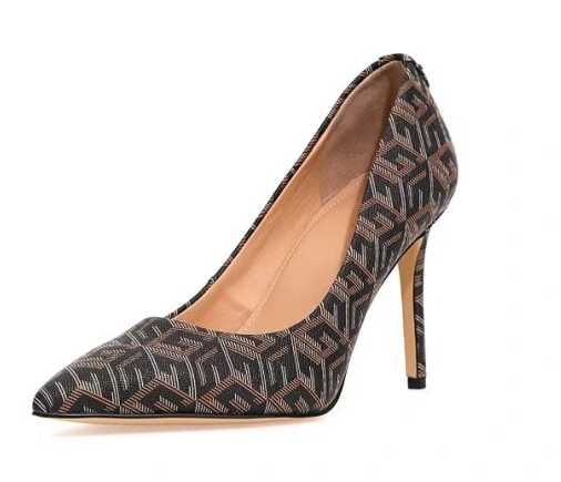 GUESS damskie SZPILKI CZÓŁENKA logowane PREMIUM Roz 38 Czarne