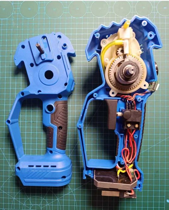 Замена щеточного мотора пилы RS-550 на бесщеточный двигатель