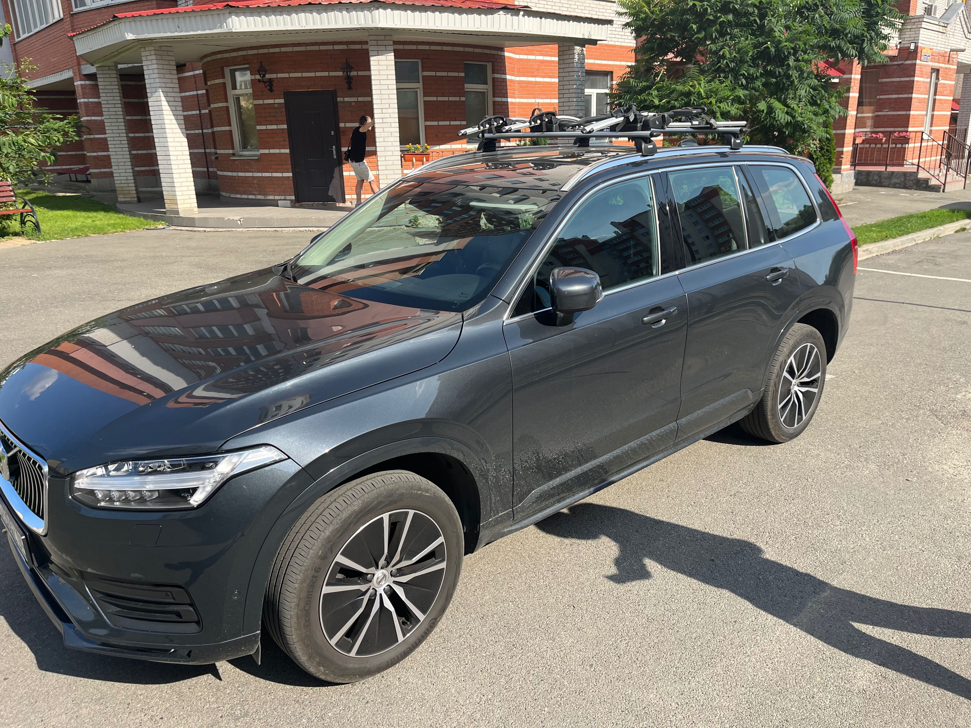 Поперечины XC60 XC70 XC90 V40 V50 V60 VOLVO рейлинги Thule багажник